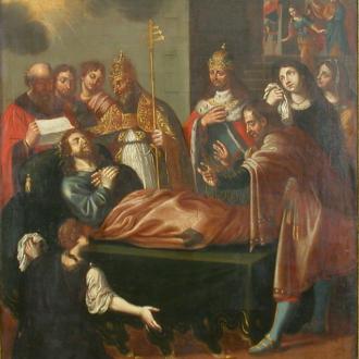 Death of St Alexis